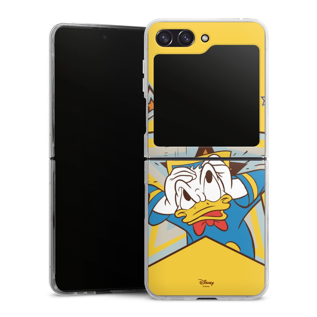 Galaxy Z Flip 5 Handy Hard Case Schutzhülle transparent Smartphone Handy Hülle Official Licensed Product Donald Duck Disney Hard Case