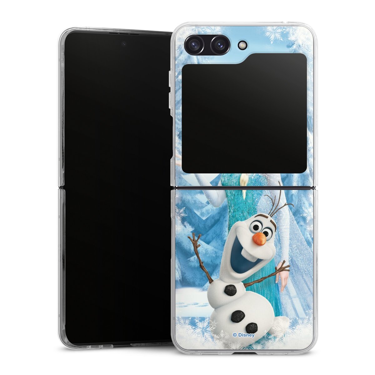 Galaxy Z Flip 5 Handy Hard Case Schutzhülle transparent Smartphone Handy Hülle Official Licensed Product Frozen Elsa Disney Hard Case