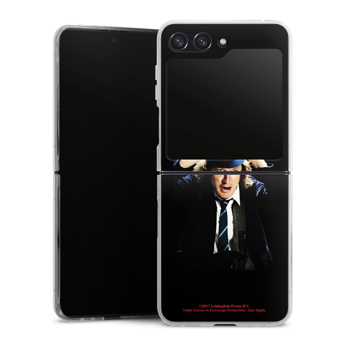 Galaxy Z Flip 5 Handy Hard Case Schutzhülle transparent Smartphone Handy Hülle Merchandise Acdc Riverplate Hard Case