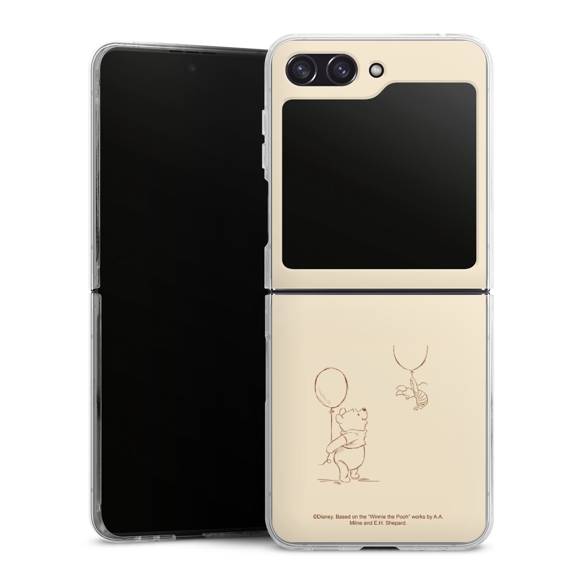 Galaxy Z Flip 5 Handy Hard Case Schutzhülle transparent Smartphone Handy Hülle Official Licensed Product Winnie The Pooh Disney Hard Case