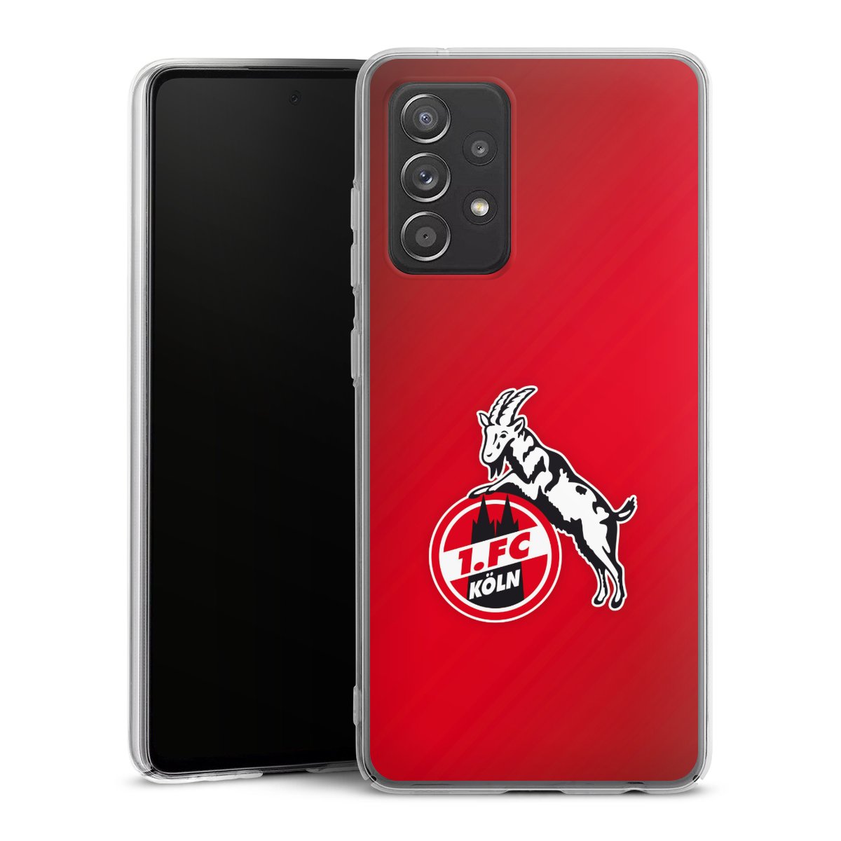 Galaxy A52s 5G Handy Hard Case Schutzhülle transparent Smartphone Handy Hülle Official Licensed Product Effzeh 1. Fc Köln Hard Case