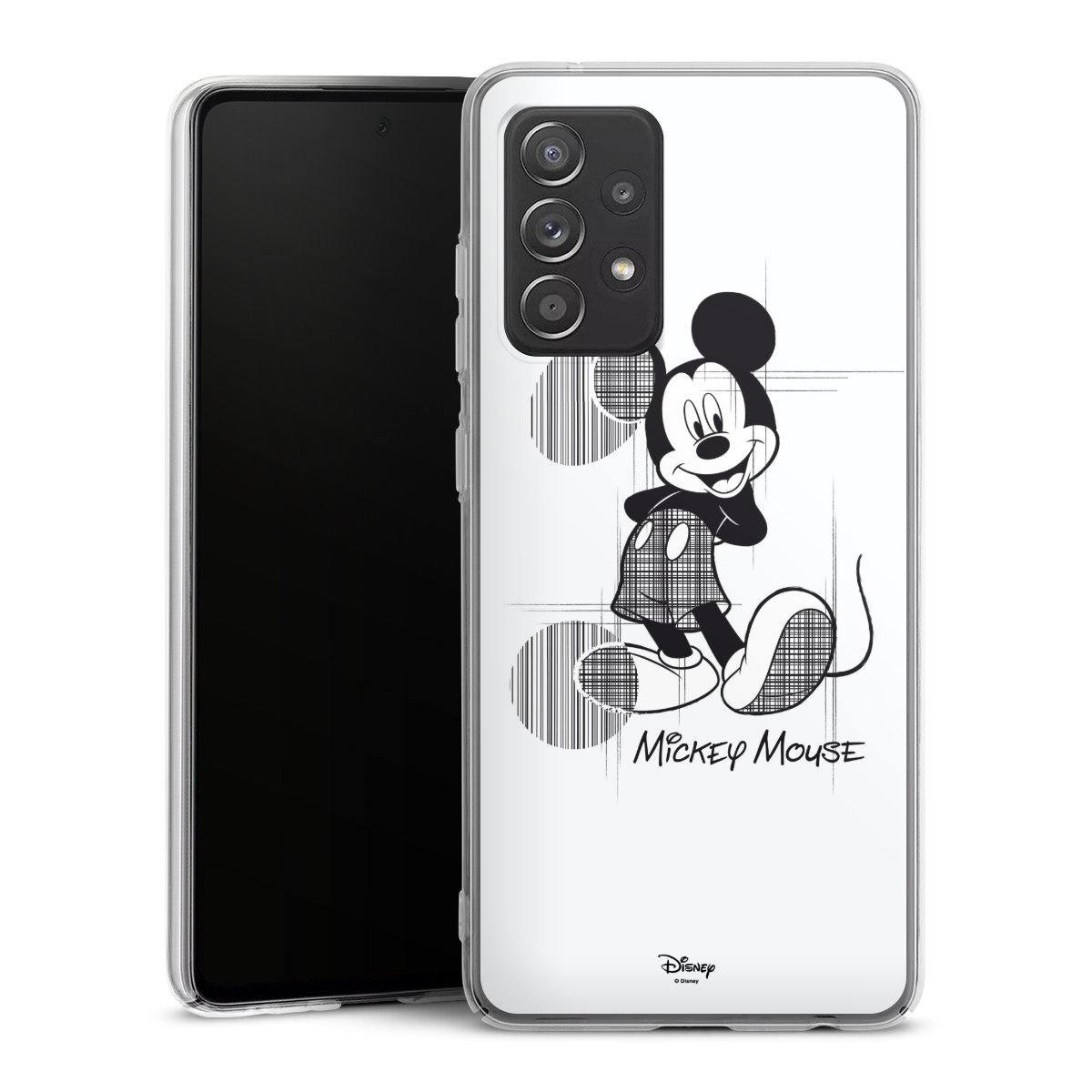 Galaxy A52s 5G Handy Hard Case Schutzhülle transparent Smartphone Handy Hülle Disney Official Licensed Product Mickey Mouse Hard Case