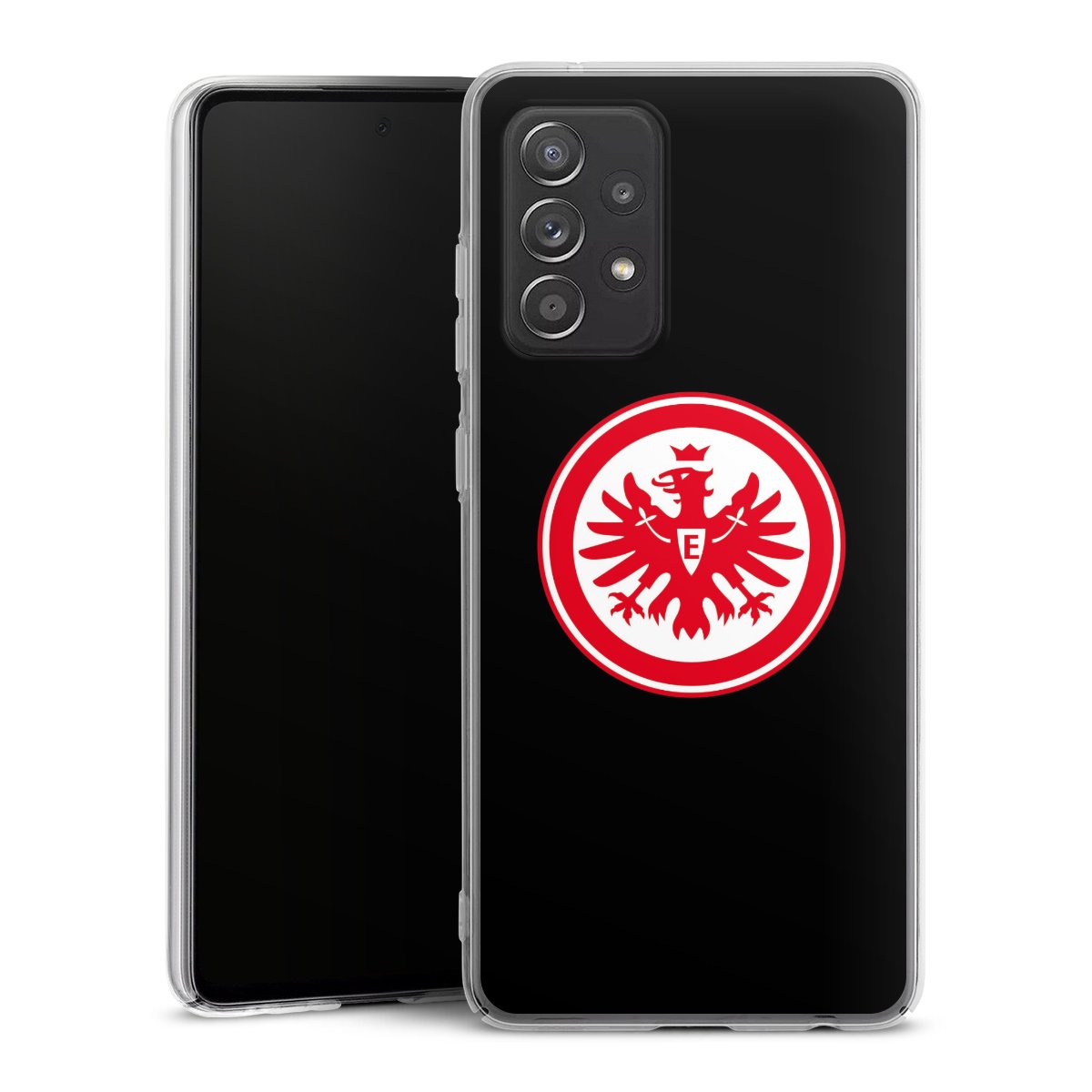 Galaxy A52s 5G Handy Hard Case Schutzhülle transparent Smartphone Handy Hülle Eintracht Frankfurt Sge Eagle Hard Case