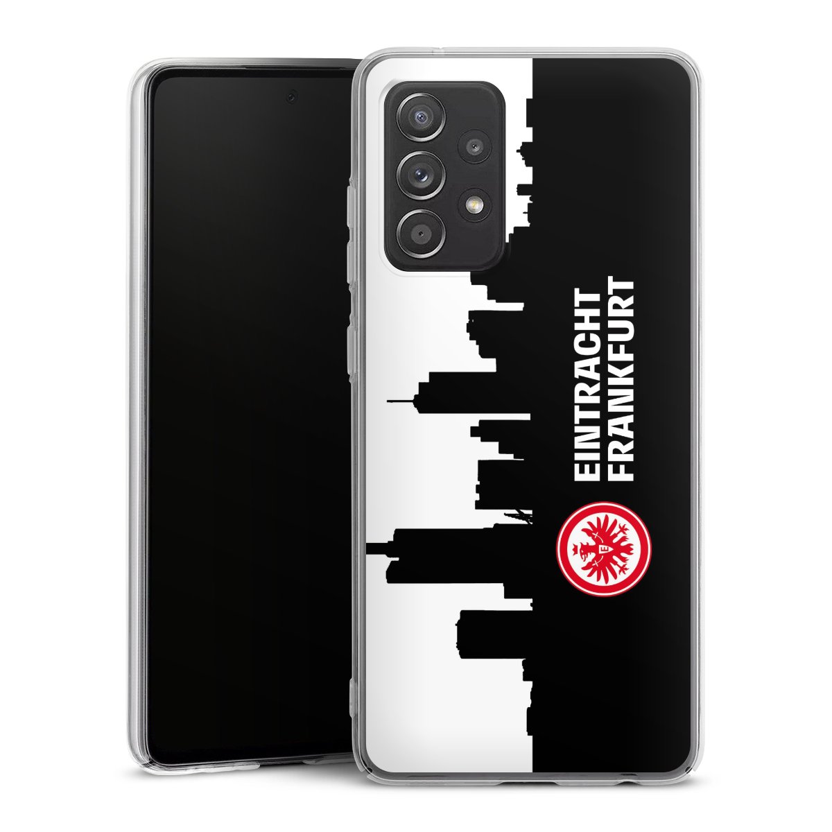 Galaxy A52s 5G Handy Hard Case Schutzhülle transparent Smartphone Handy Hülle Sge Eintracht Frankfurt Official Licensed Product Hard Case