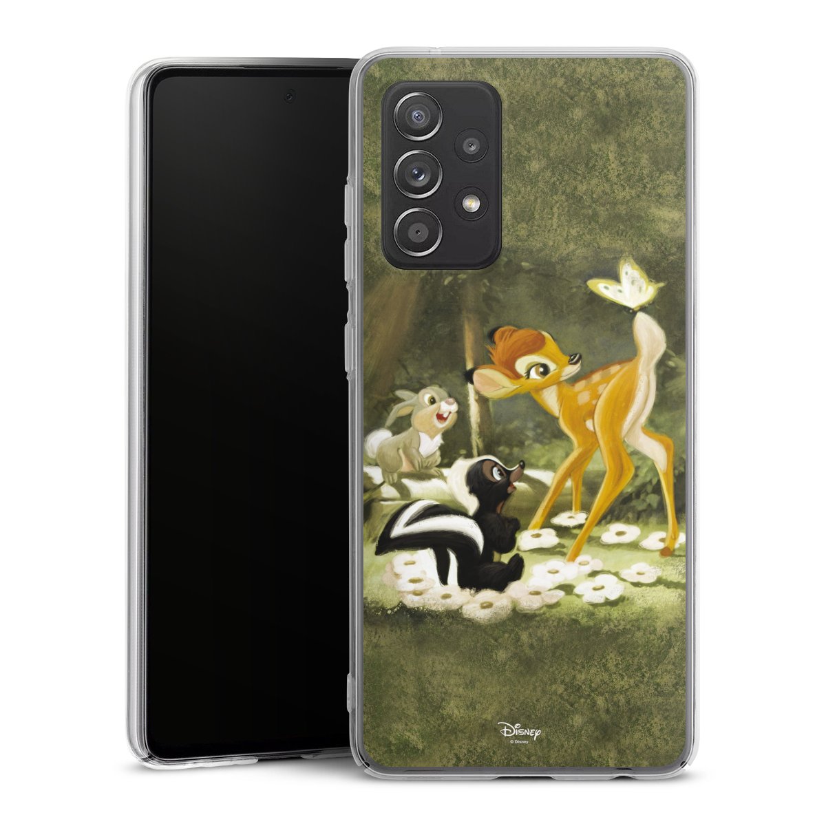 Galaxy A52s 5G Handy Hard Case Schutzhülle transparent Smartphone Handy Hülle Disney Official Licensed Product Bambi Hard Case