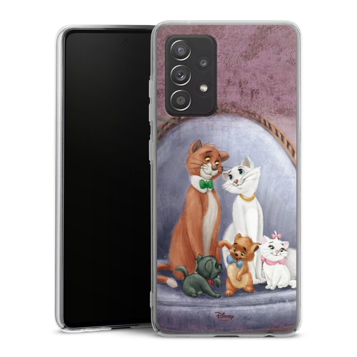 Galaxy A52s 5G Handy Hard Case Schutzhülle transparent Smartphone Handy Hülle Official Licensed Product Disney Aristocats Hard Case