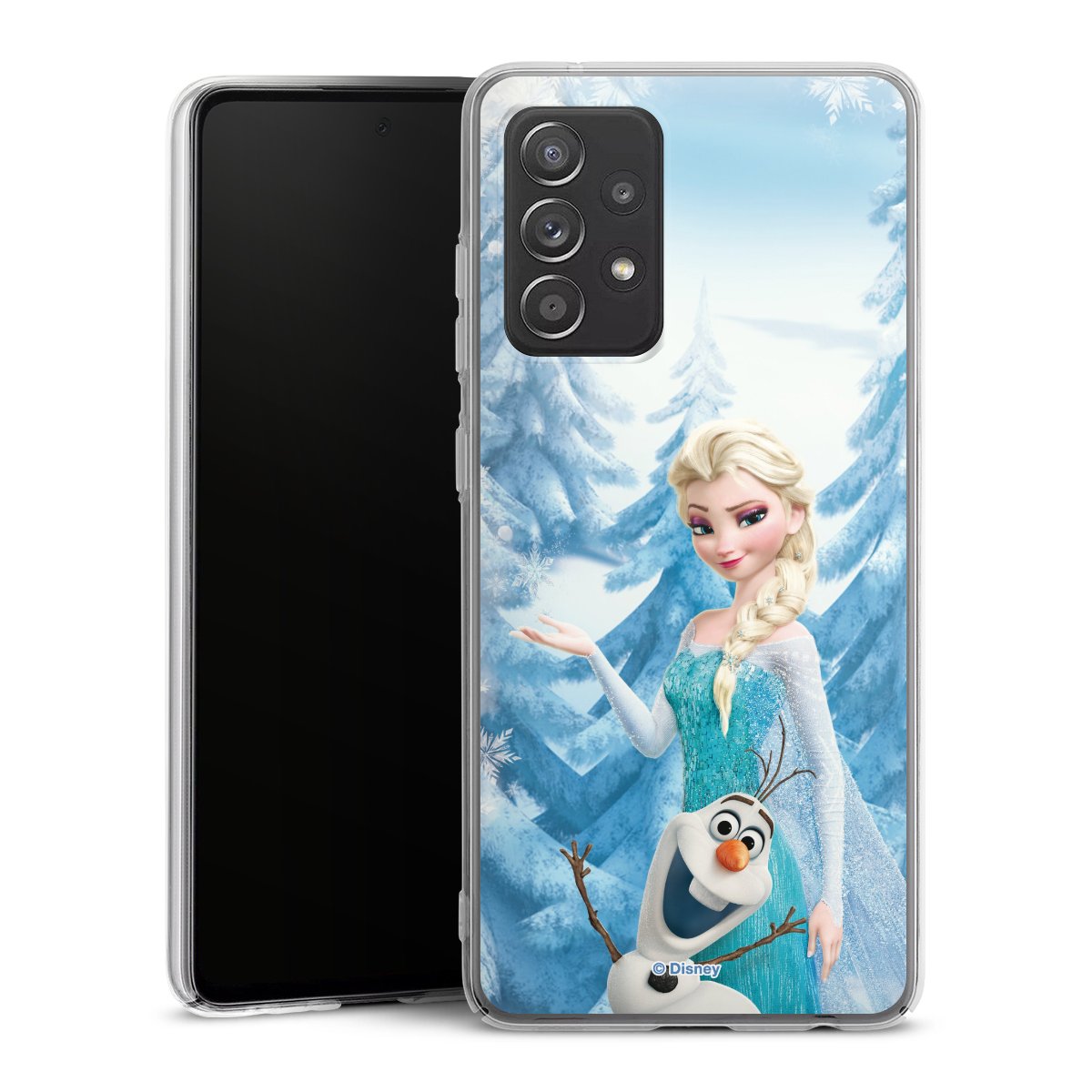 Galaxy A52s 5G Handy Hard Case Schutzhülle transparent Smartphone Handy Hülle Official Licensed Product Frozen Elsa Disney Hard Case