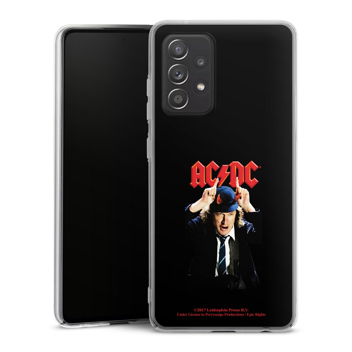 Galaxy A52s 5G Handy Hard Case Schutzhülle transparent Smartphone Handy Hülle Merchandise Acdc Riverplate Hard Case