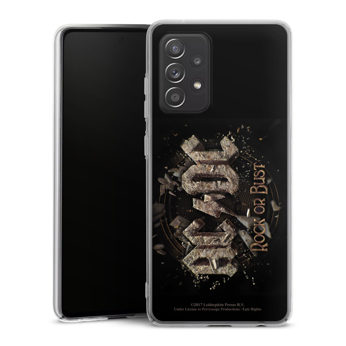 Galaxy A52s 5G Handy Hard Case Schutzhülle transparent Smartphone Handy Hülle Acdc Official Licensed Product Rock Or Bust Hard Case