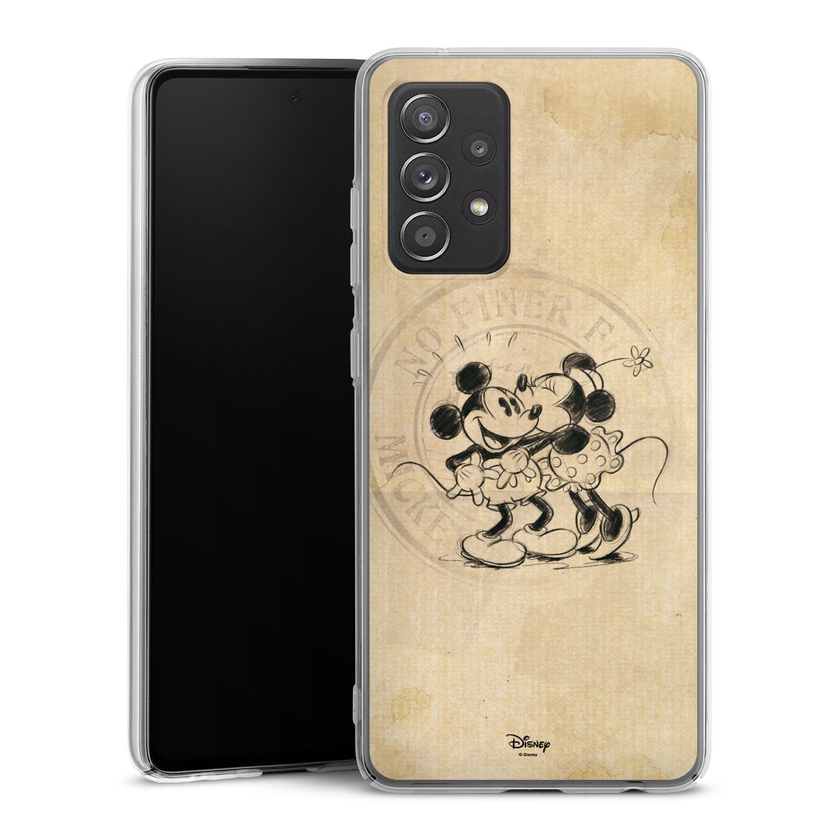 Galaxy A52s 5G Handy Hard Case Schutzhülle transparent Smartphone Handy Hülle Mickey Mouse Vintage Minnie Mouse Hard Case