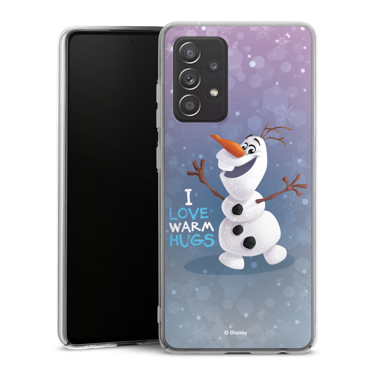 Galaxy A52s 5G Handy Hard Case Schutzhülle transparent Smartphone Handy Hülle Frozen Frozen Olaf Official Licensed Product Hard Case