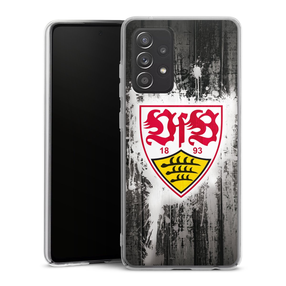 Galaxy A52s 5G Handy Hard Case Schutzhülle transparent Smartphone Handy Hülle Vfb Stuttgart Official Licensed Product Hard Case