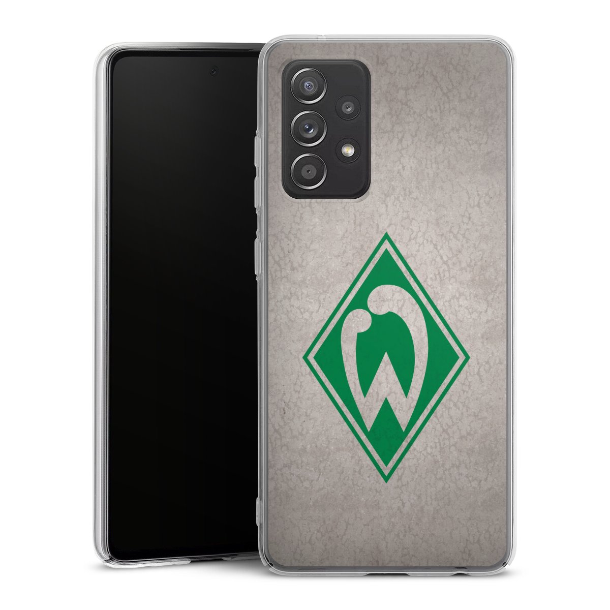 Galaxy A52s 5G Handy Hard Case Schutzhülle transparent Smartphone Handy Hülle Sv Werder Bremen Concrete Official Licensed Product Hard Case