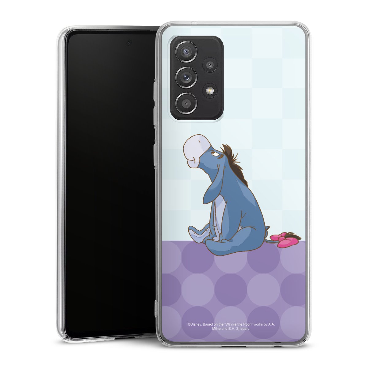 Galaxy A52s 5G Handy Hard Case Schutzhülle transparent Smartphone Handy Hülle Disney Donkey Winnie The Pooh Hard Case