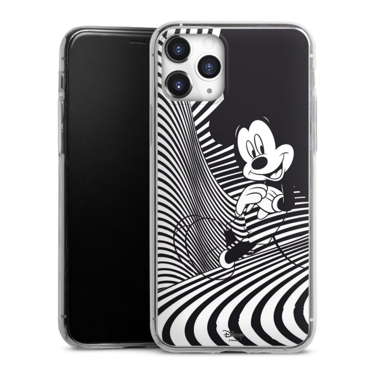 iPhone 11 Pro Handy Slim Case extra dünn Silikon Handyhülle transparent Hülle Official Licensed Product Disney Mickey Mouse Silikon Slim Case