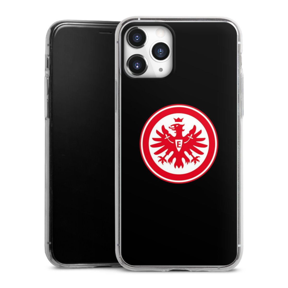 iPhone 11 Pro Handy Slim Case extra dünn Silikon Handyhülle transparent Hülle Eintracht Frankfurt Sge Eagle Silikon Slim Case