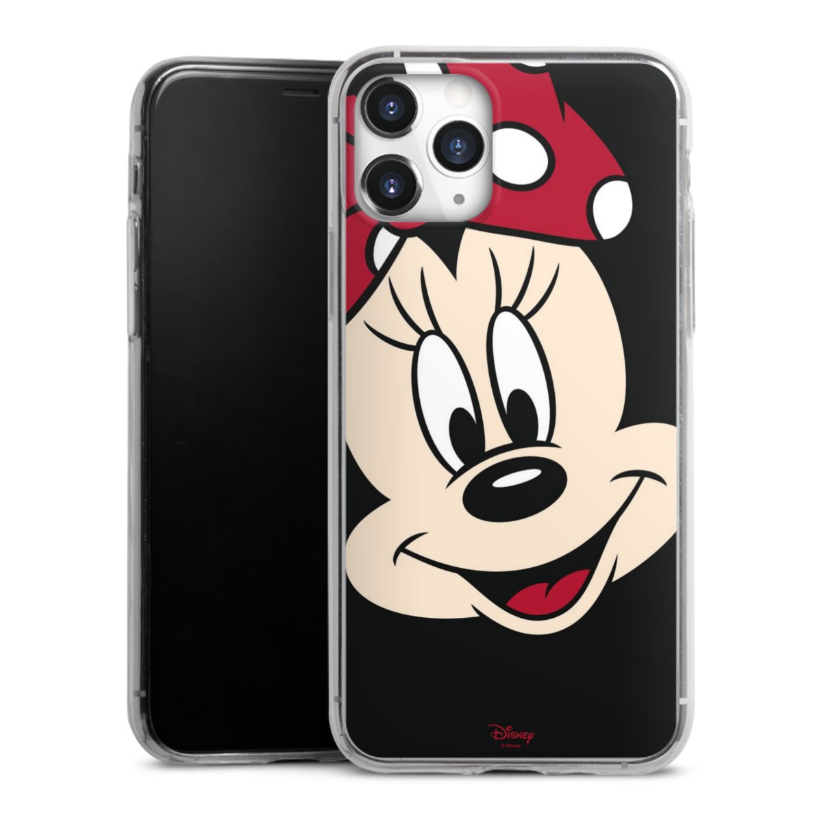 iPhone 11 Pro Handy Slim Case extra dünn Silikon Handyhülle transparent Hülle Minnie Mouse Official Licensed Product Disney Silikon Slim Case