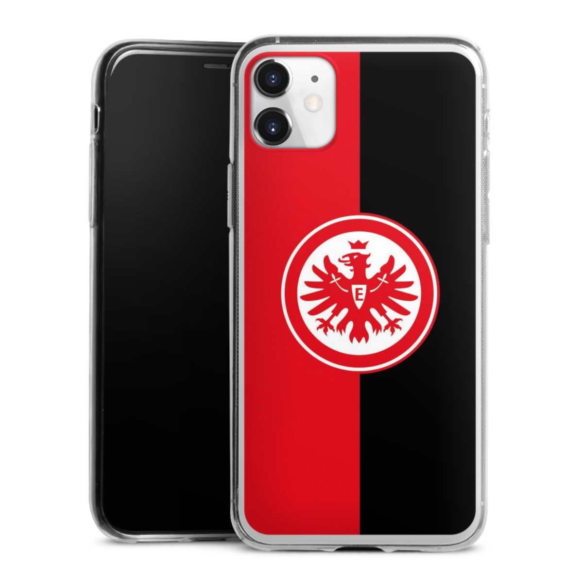 iPhone 11 Handy Slim Case extra dünn Silikon Handyhülle transparent Hülle Official Licensed Product Eintracht Frankfurt Sge Silikon Slim Case