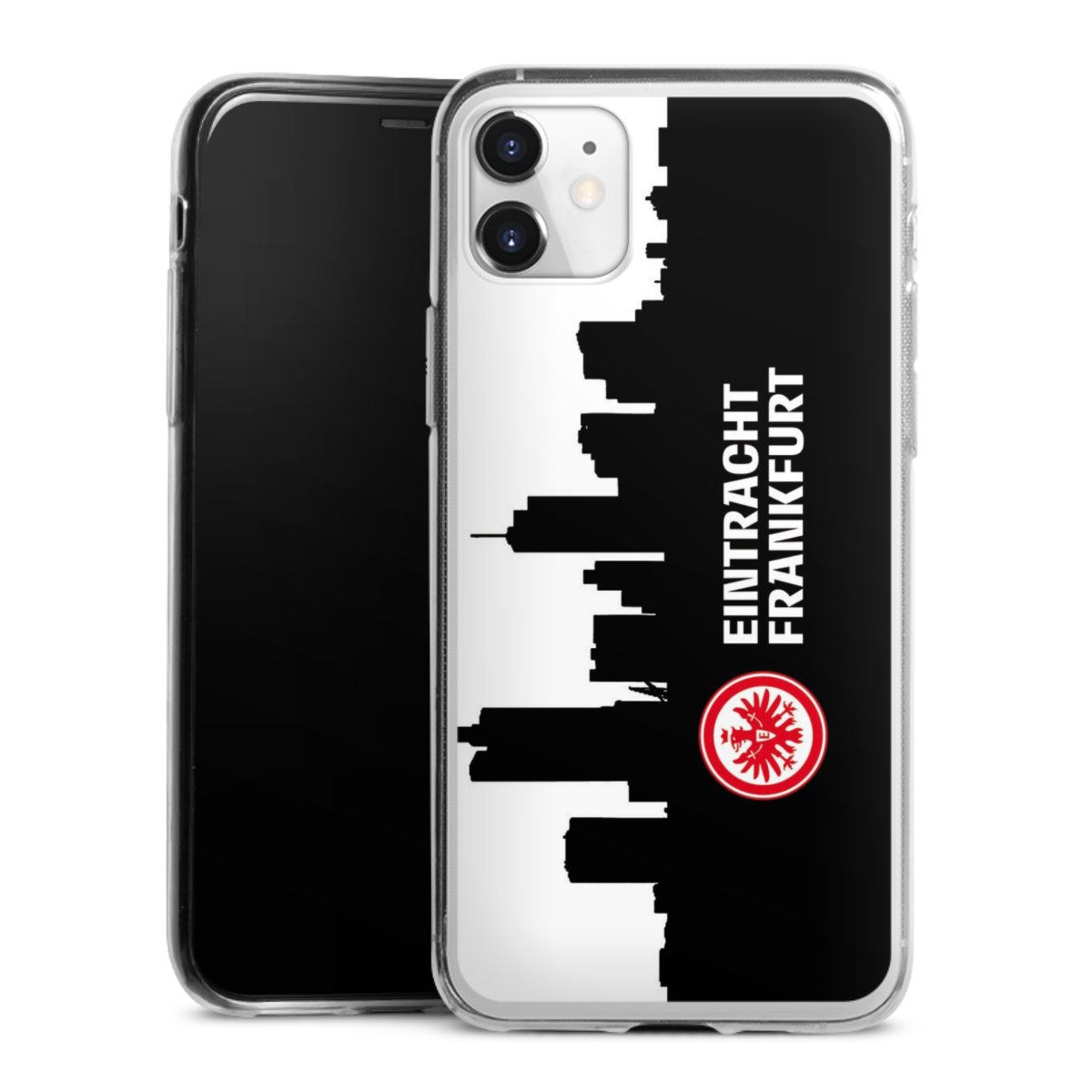 iPhone 11 Handy Slim Case extra dünn Silikon Handyhülle transparent Hülle Sge Eintracht Frankfurt Official Licensed Product Silikon Slim Case