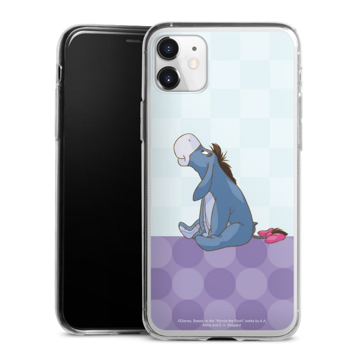 iPhone 11 Handy Slim Case extra dünn Silikon Handyhülle transparent Hülle Disney Donkey Winnie The Pooh Silikon Slim Case