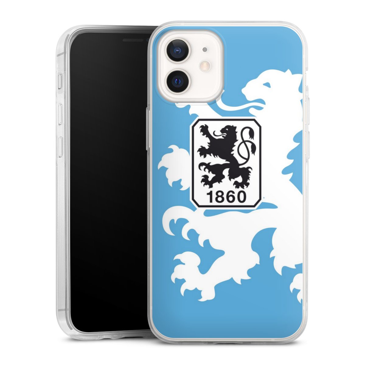 iPhone 12 mini Handy Slim Case extra dünn Silikon Handyhülle transparent Hülle Coat Of Arms Official Licensed Product Silikon Slim Case