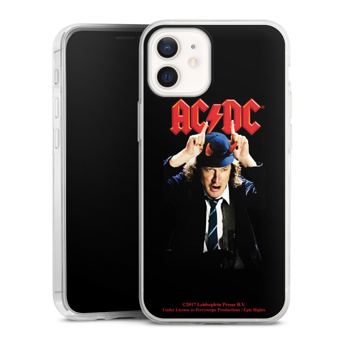 iPhone 12 mini Handy Slim Case extra dünn Silikon Handyhülle transparent Hülle Merchandise Acdc Riverplate Silikon Slim Case