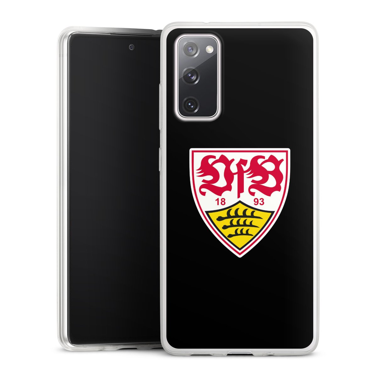 Galaxy S20 FE Handy Slim Case extra dünn Silikon Handyhülle transparent Hülle Vfb Stuttgart Official Licensed Product Coat Of Arms Silikon Slim Case