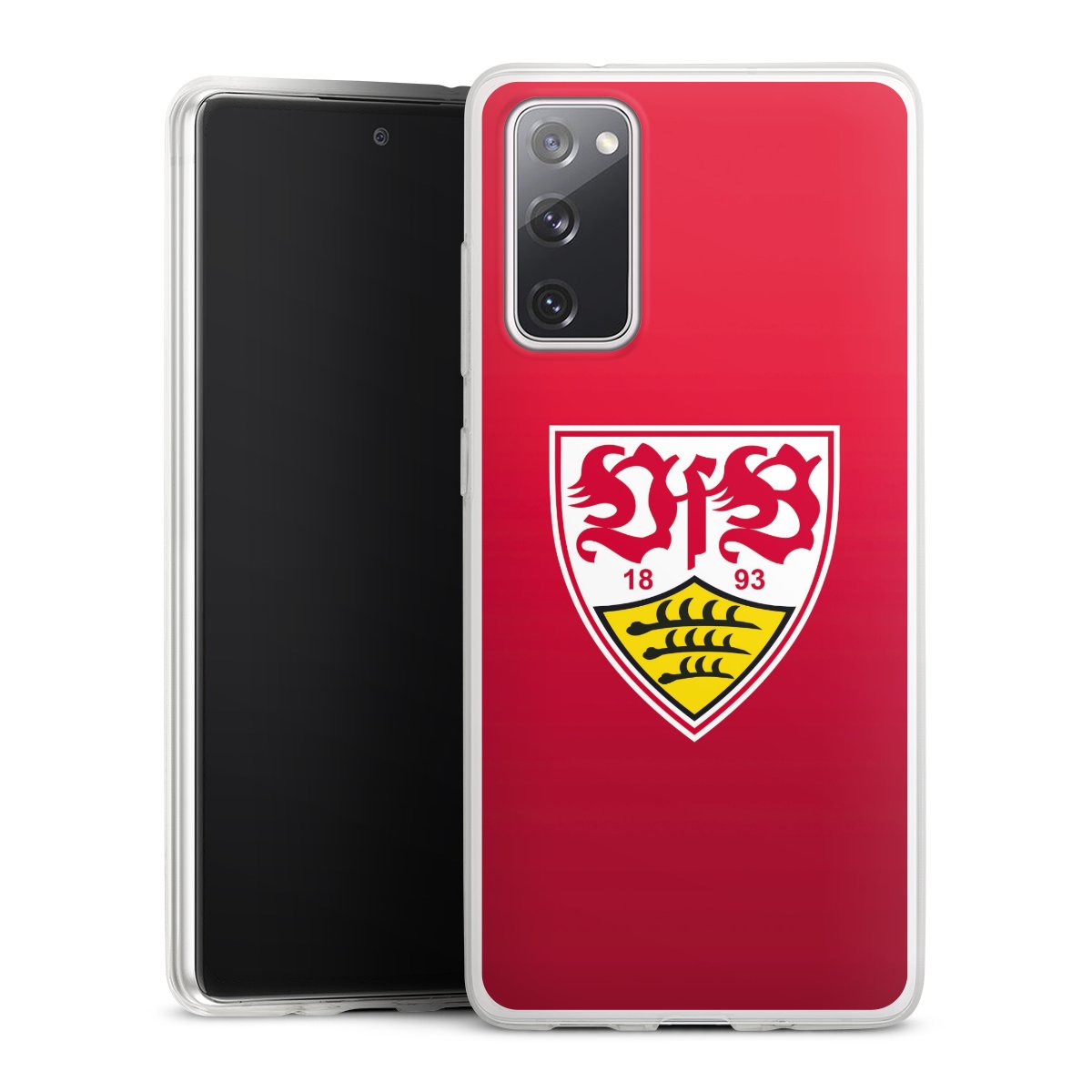 Galaxy S20 FE Handy Slim Case extra dünn Silikon Handyhülle transparent Hülle Official Licensed Product Vfb Stuttgart Silikon Slim Case