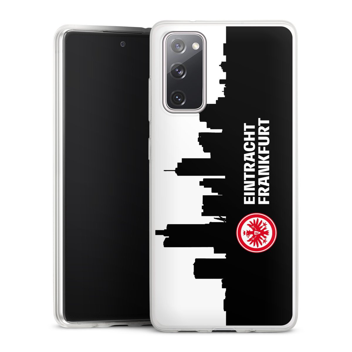 Galaxy S20 FE Handy Slim Case extra dünn Silikon Handyhülle transparent Hülle Sge Eintracht Frankfurt Official Licensed Product Silikon Slim Case