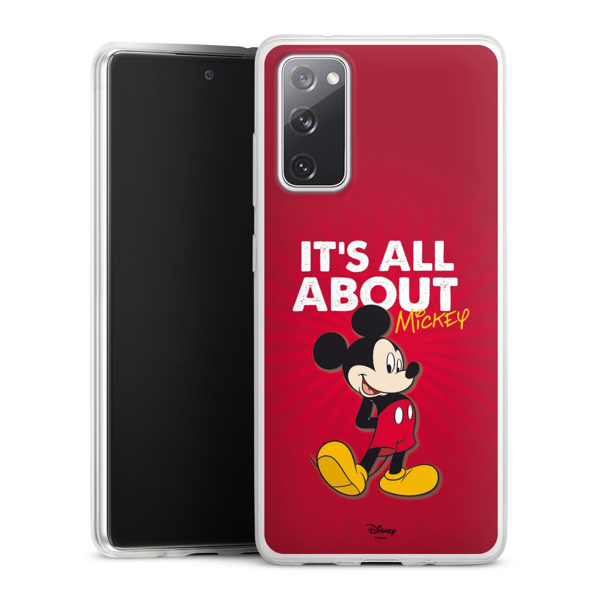 Galaxy S20 FE Handy Slim Case extra dünn Silikon Handyhülle transparent Hülle Mouse Disney Official Licensed Product Silikon Slim Case