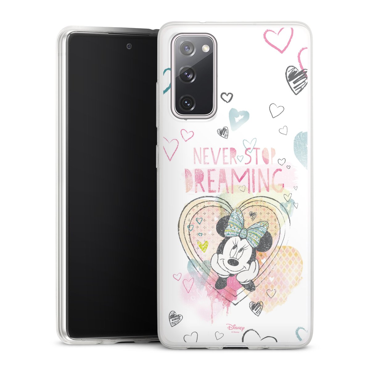 Galaxy S20 FE Handy Slim Case extra dünn Silikon Handyhülle transparent Hülle Disney Official Licensed Product Minnie Mouse Silikon Slim Case