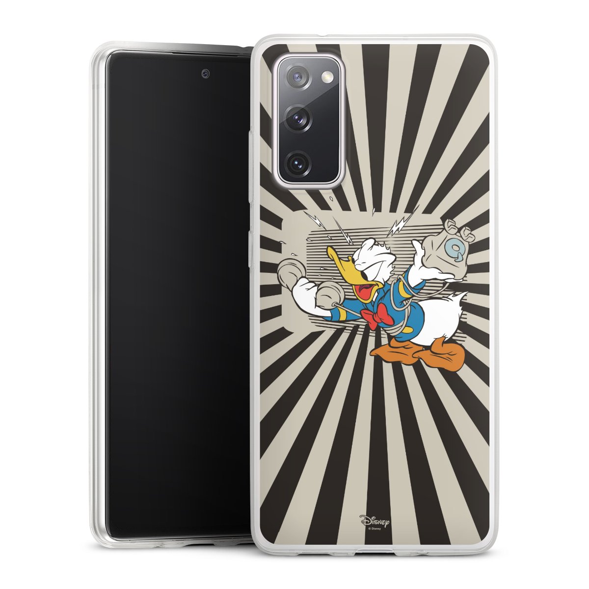 Galaxy S20 FE Handy Slim Case extra dünn Silikon Handyhülle transparent Hülle Donald Duck Disney Official Licensed Product Silikon Slim Case