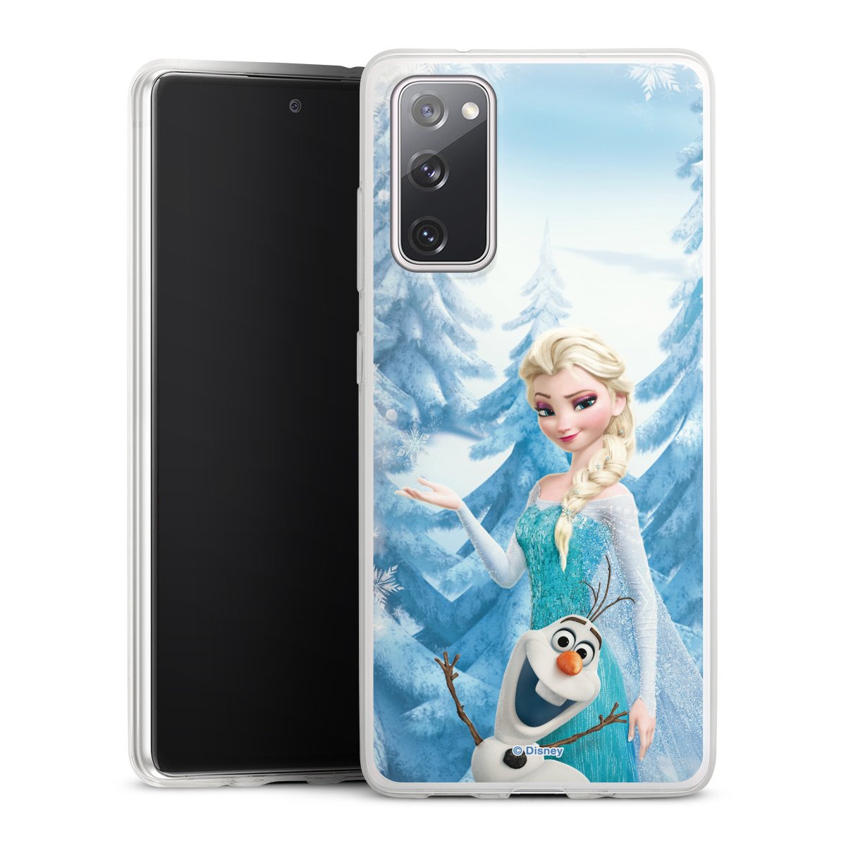 Galaxy S20 FE Handy Slim Case extra dünn Silikon Handyhülle transparent Hülle Official Licensed Product Frozen Elsa Disney Silikon Slim Case