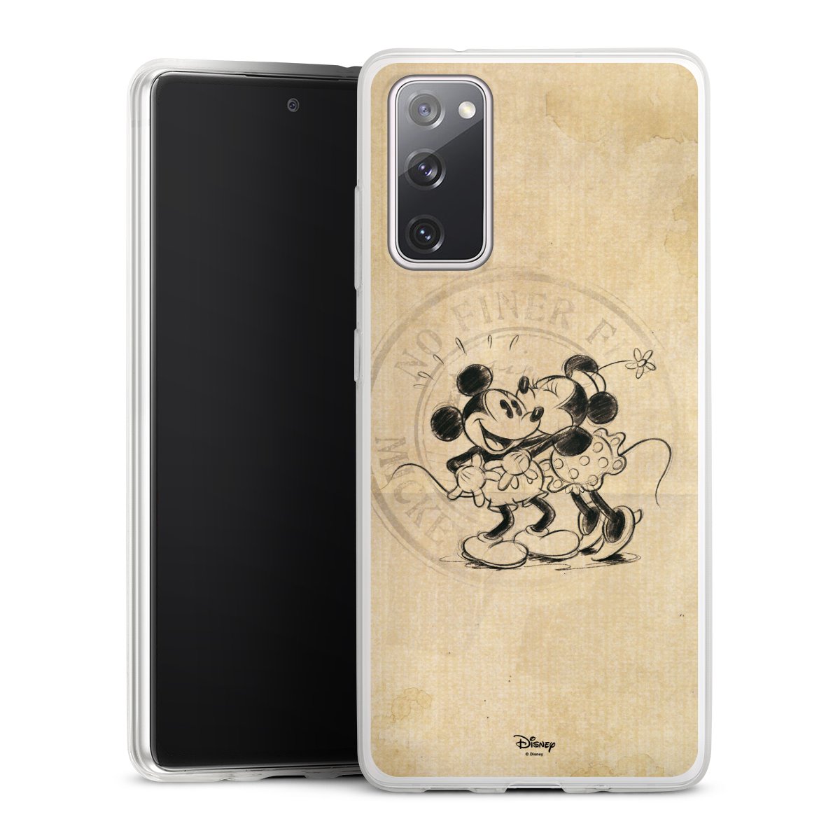 Galaxy S20 FE Handy Slim Case extra dünn Silikon Handyhülle transparent Hülle Mickey Mouse Vintage Minnie Mouse Silikon Slim Case