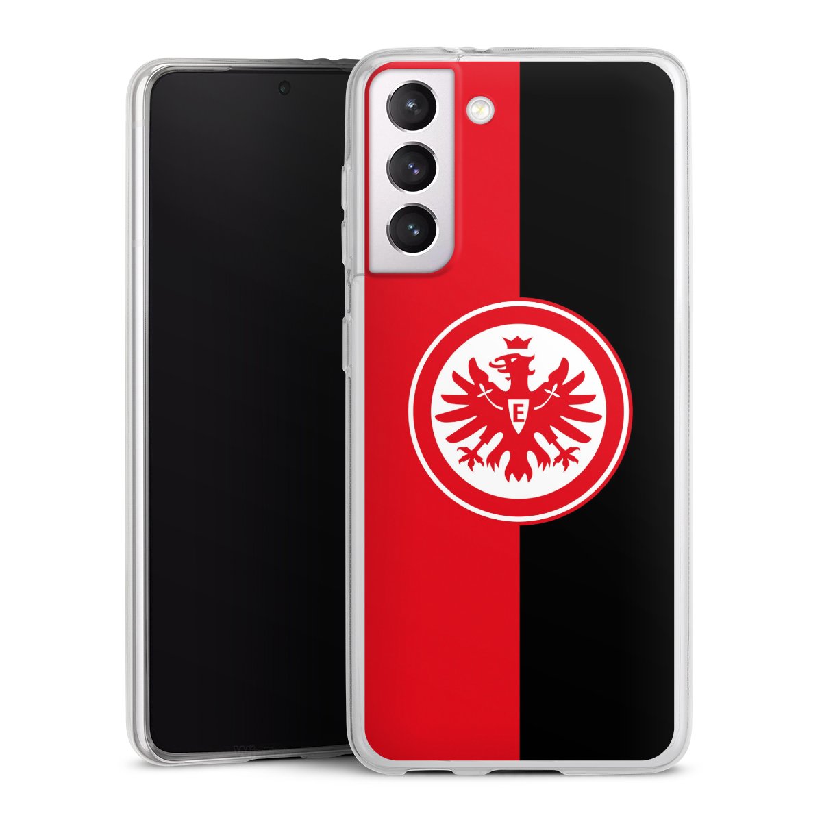 Galaxy S21 5G Handy Slim Case extra dünn Silikon Handyhülle transparent Hülle Official Licensed Product Eintracht Frankfurt Sge Silikon Slim Case