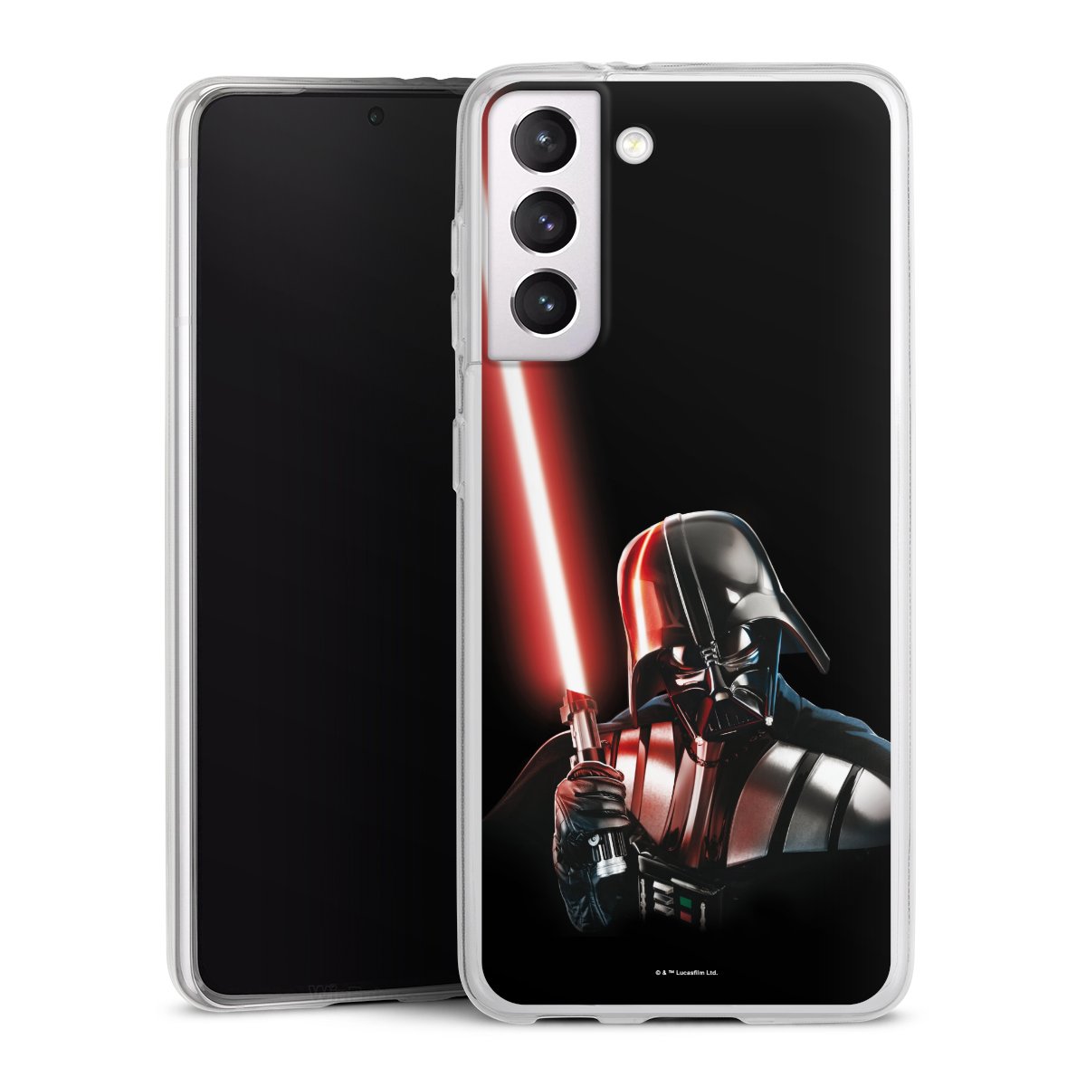 Galaxy S21 5G Handy Slim Case extra dünn Silikon Handyhülle transparent Hülle Star Wars Merchandise Darth Vader Silikon Slim Case