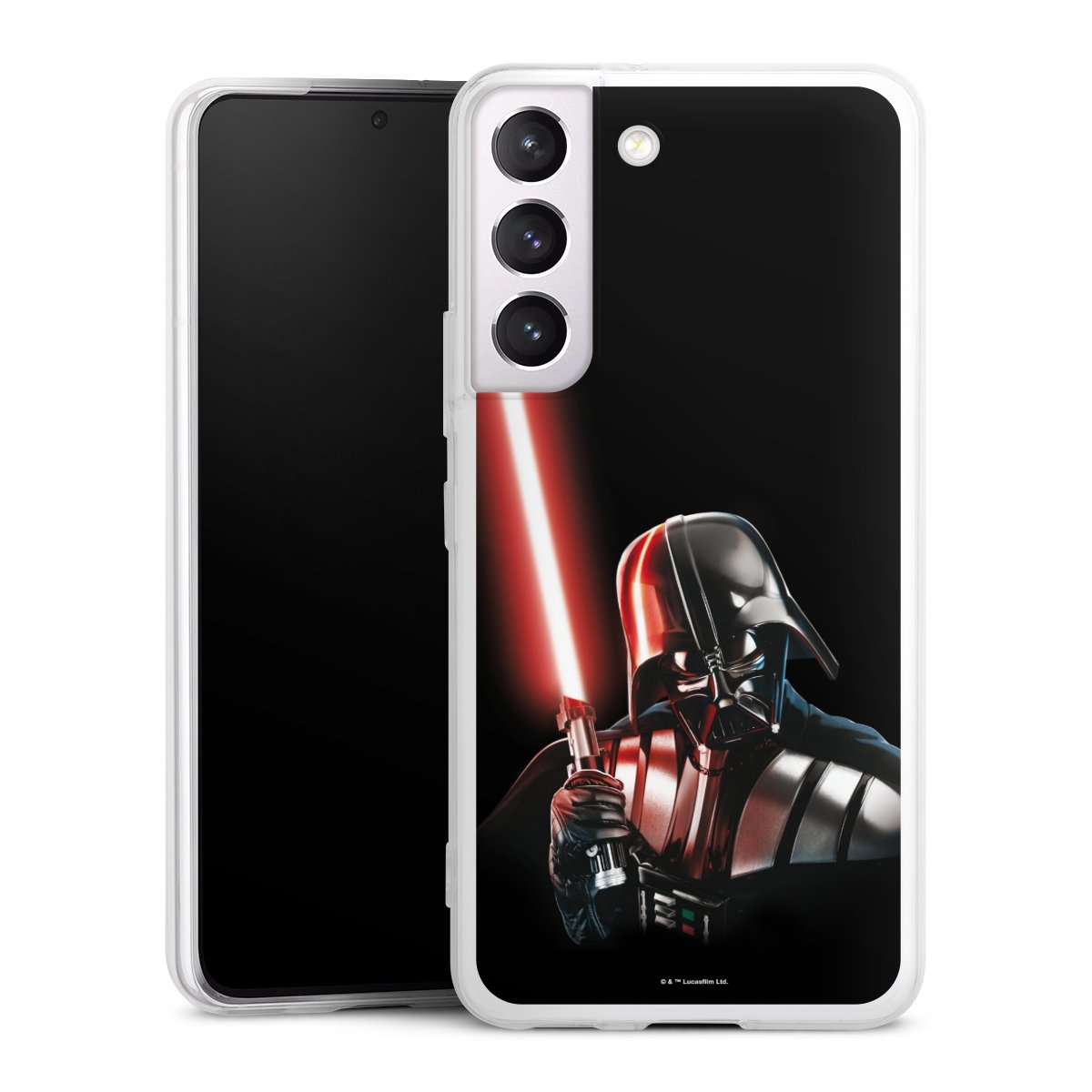 Galaxy S22 Handy Slim Case extra dünn Silikon Handyhülle transparent Hülle Star Wars Merchandise Darth Vader Silikon Slim Case