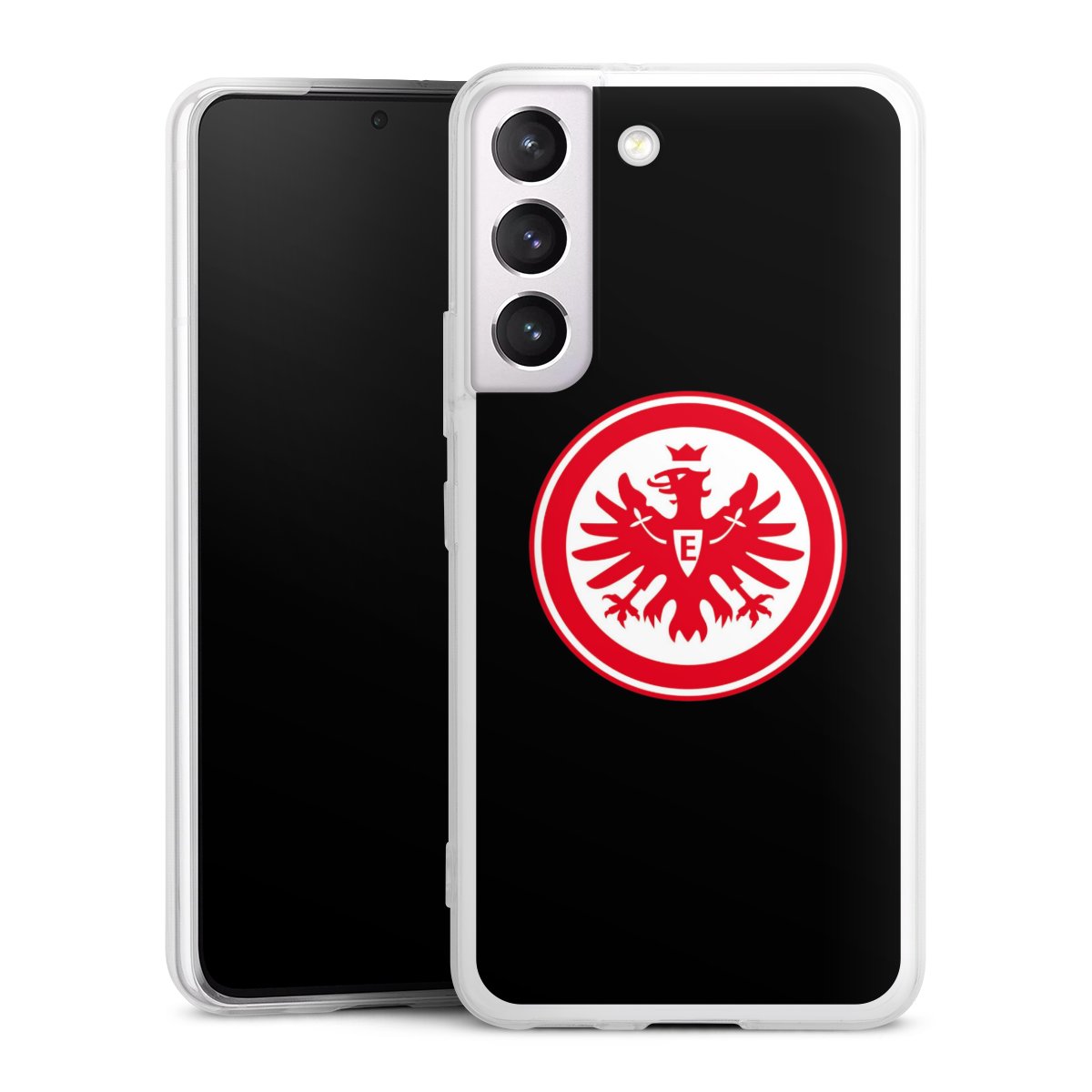 Galaxy S22 Handy Slim Case extra dünn Silikon Handyhülle transparent Hülle Eintracht Frankfurt Sge Eagle Silikon Slim Case