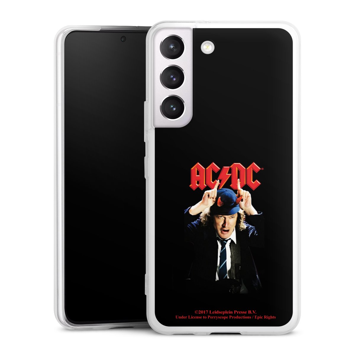 Galaxy S22 Handy Slim Case extra dünn Silikon Handyhülle transparent Hülle Merchandise Acdc Riverplate Silikon Slim Case