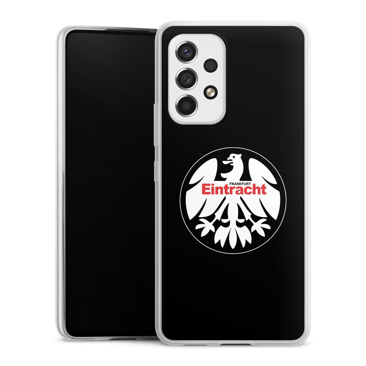 Galaxy A53 5G Handy Slim Case extra dünn Silikon Handyhülle transparent Hülle Official Licensed Product Eintracht Frankfurt Sge Silikon Slim Case