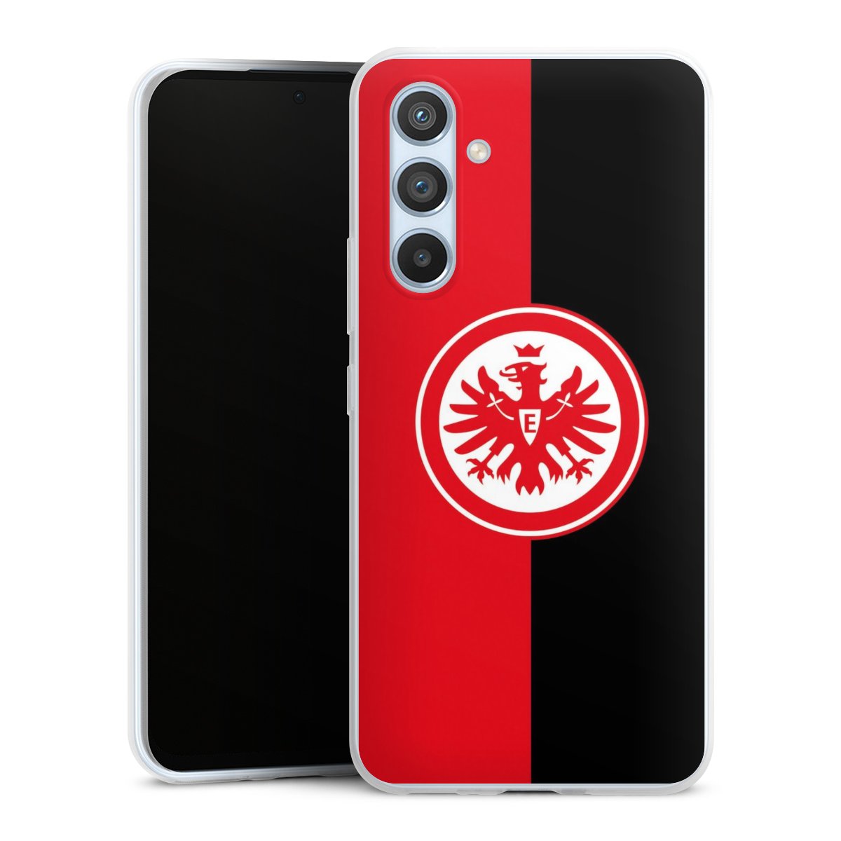 Galaxy A54 5G Handy Slim Case extra dünn Silikon Handyhülle transparent Hülle Official Licensed Product Eintracht Frankfurt Sge Silikon Slim Case