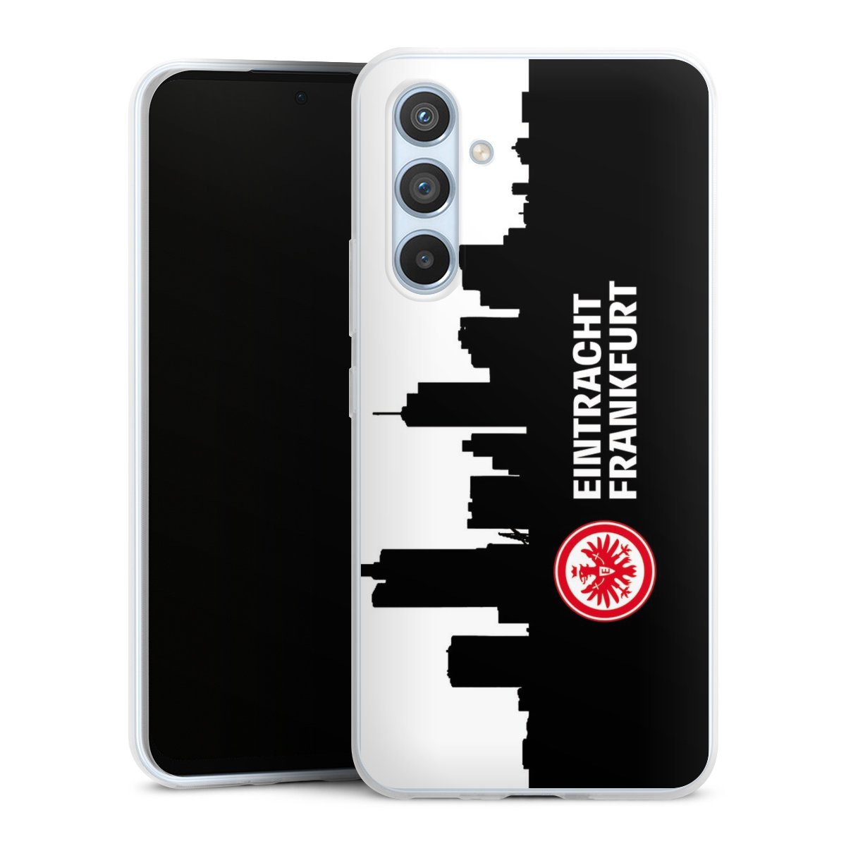 Galaxy A54 5G Handy Slim Case extra dünn Silikon Handyhülle transparent Hülle Sge Eintracht Frankfurt Official Licensed Product Silikon Slim Case