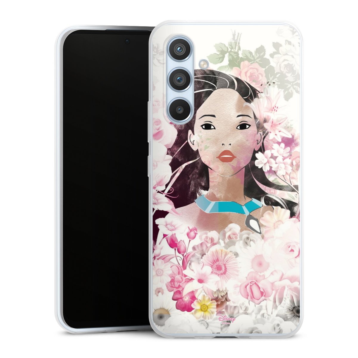 Galaxy A54 5G Handy Slim Case extra dünn Silikon Handyhülle transparent Hülle Pocahontas Official Licensed Product Disney Silikon Slim Case