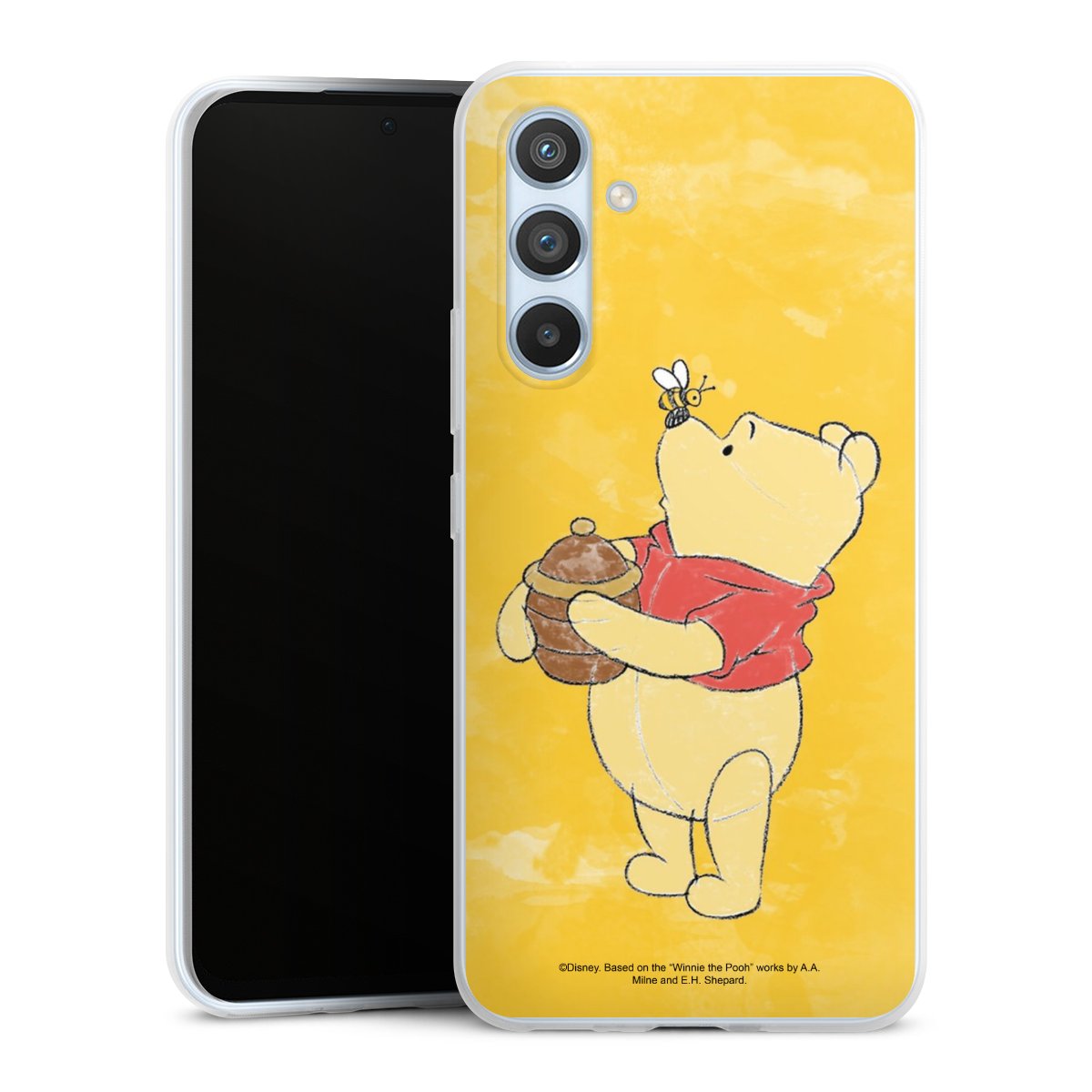 Galaxy A54 5G Handy Slim Case extra dünn Silikon Handyhülle transparent Hülle Official Licensed Product Winnie The Pooh Disney Silikon Slim Case