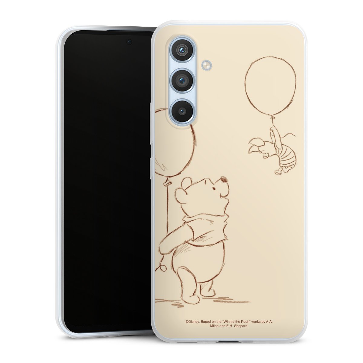 Galaxy A54 5G Handy Slim Case extra dünn Silikon Handyhülle transparent Hülle Official Licensed Product Winnie The Pooh Disney Silikon Slim Case