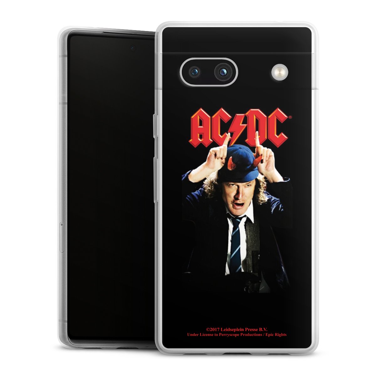 Google Pixel 7a Handy Slim Case extra dünn Silikon Handyhülle transparent Hülle Merchandise Acdc Riverplate Silikon Slim Case