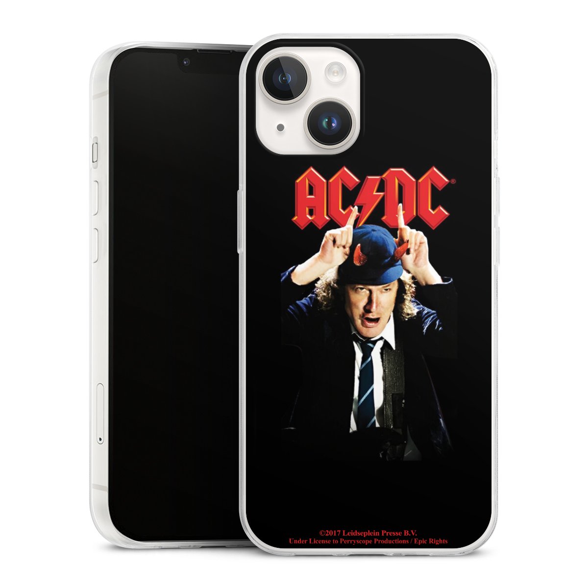 iPhone 14 Handy Slim Case extra dünn Silikon Handyhülle transparent Hülle Merchandise Acdc Riverplate Silikon Slim Case