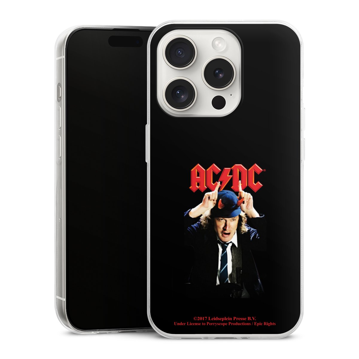 iPhone 15 Pro Handy Slim Case extra dünn Silikon Handyhülle transparent Hülle Merchandise Acdc Riverplate Silikon Slim Case