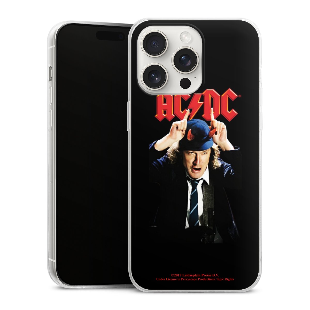 iPhone 15 Pro Max Handy Slim Case extra dünn Silikon Handyhülle transparent Hülle Merchandise Acdc Riverplate Silikon Slim Case