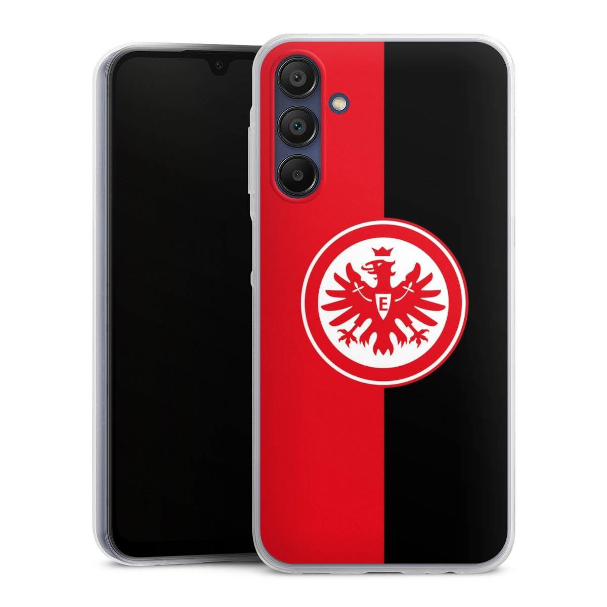 Galaxy A15 5G Handy Slim Case extra dünn Silikon Handyhülle transparent Hülle Official Licensed Product Eintracht Frankfurt Sge Silikon Slim Case